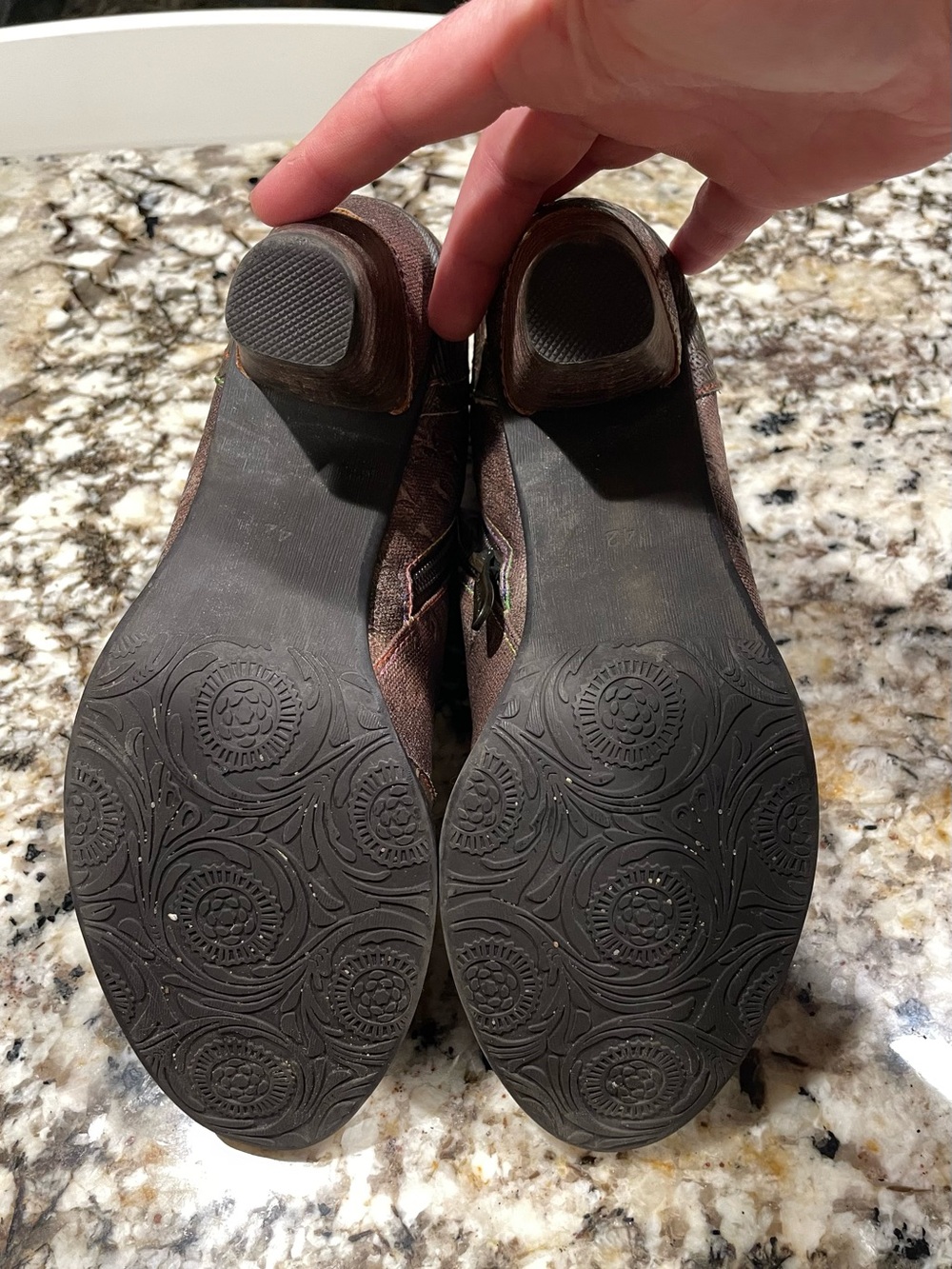Spring Step L’Artiste Collection - Patterned Ankle Booties - Picture 6 of 6